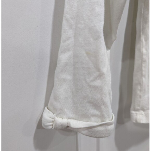 Janie and Jack Heart Valentines red White gold long sleeve shirt girls size 5 - Picture 6 of 8